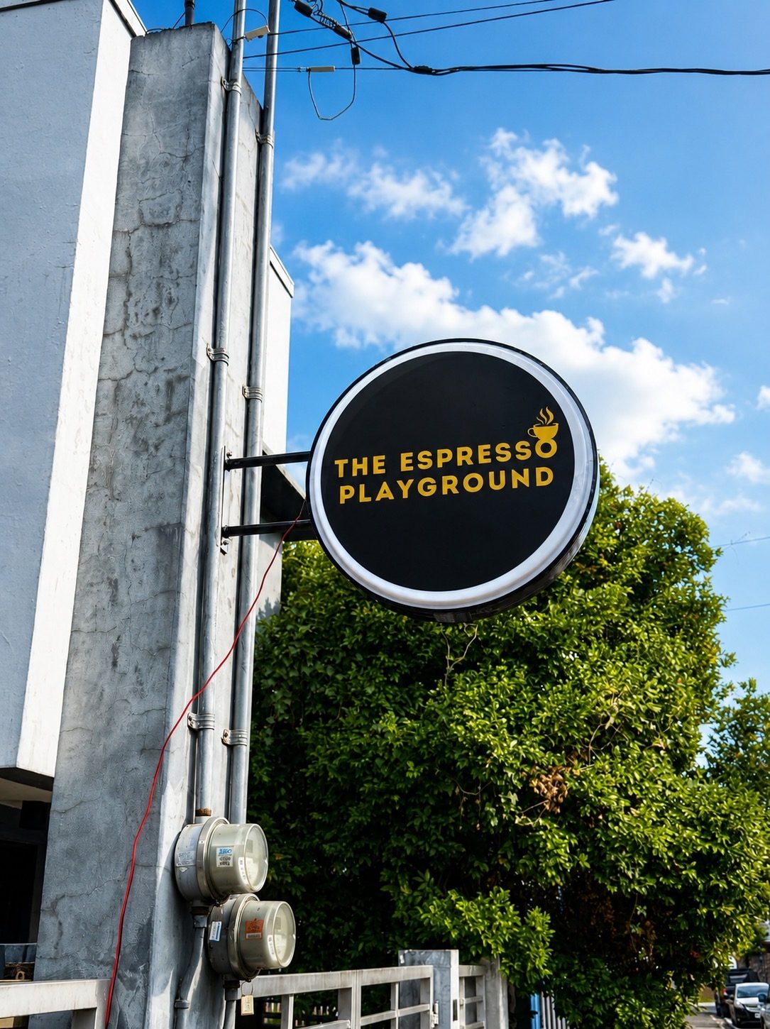 The Espresso Playground — street mount