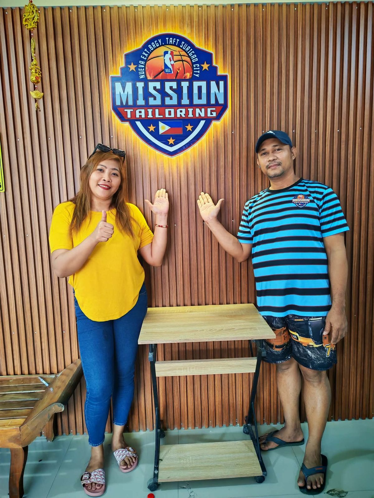Mission Tailoring — customer pickup