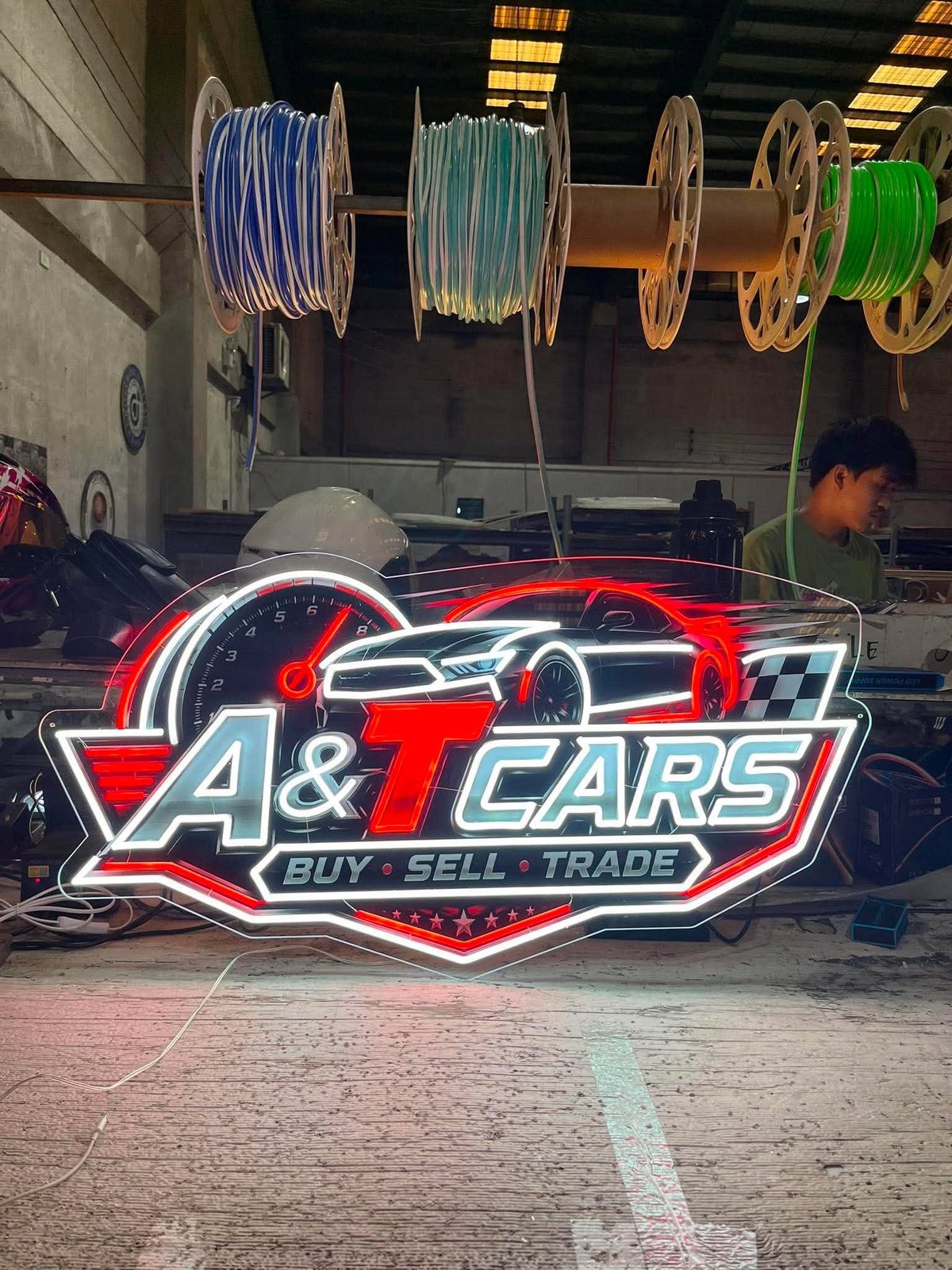 A&T Cars — auto trade neon