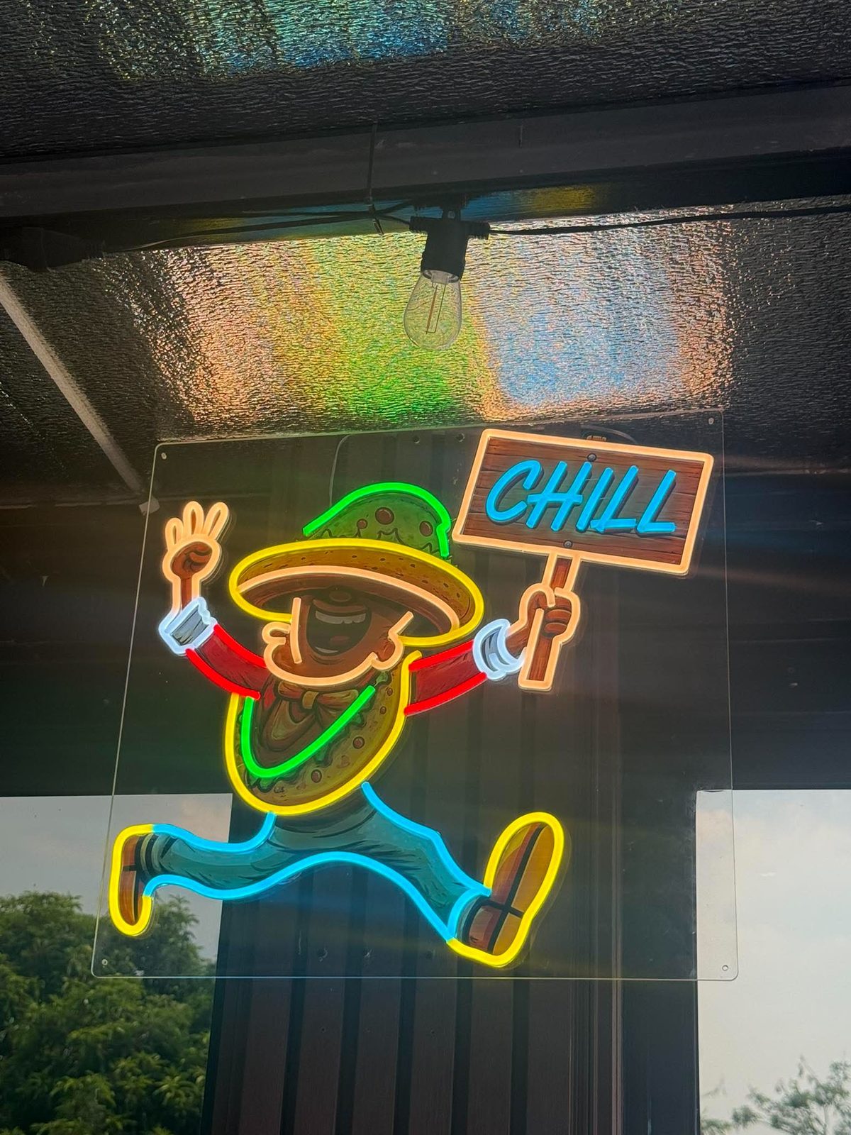 Chill — character neon