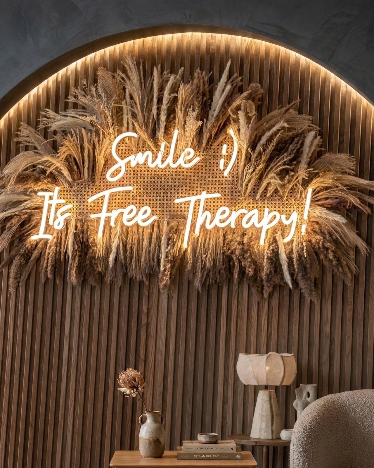 Smile — It's Free Therapy, cafe interior