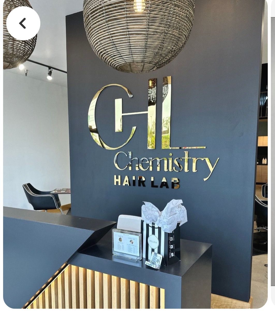 CHL Chemistry Hair Lab — mirror gold
